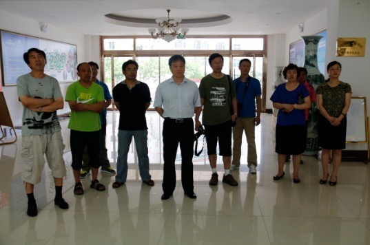 淄博张店区民政局领导来我中心调研