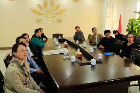 省民政厅基层政权和社区建设处处长来我中心调研